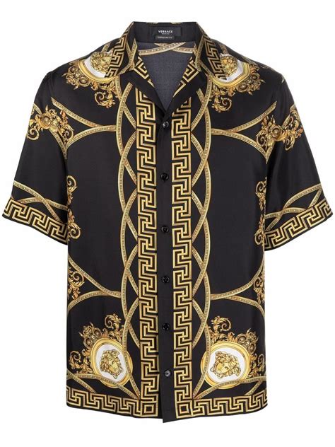 versace men la coupe des dieux|Versace La Coupe Des Dieux Silk Shirt .